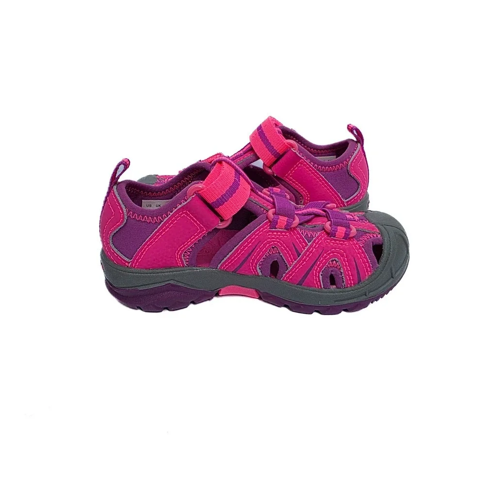Merrell Girls‎ Hydro Water Sandals Size 9 Pink Purple Strappy Hiking Shoes NEW
